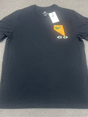 Nike The Nike Tee Mens Large Black Graphic T-Shirt Jeffery Sincich Seeking Sole